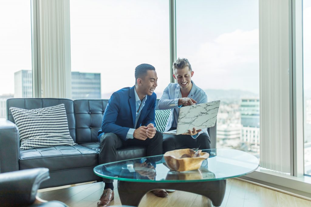 Broker talks to client